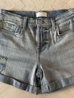7 For All Mankind Distressed Shorts, Size 25. New
